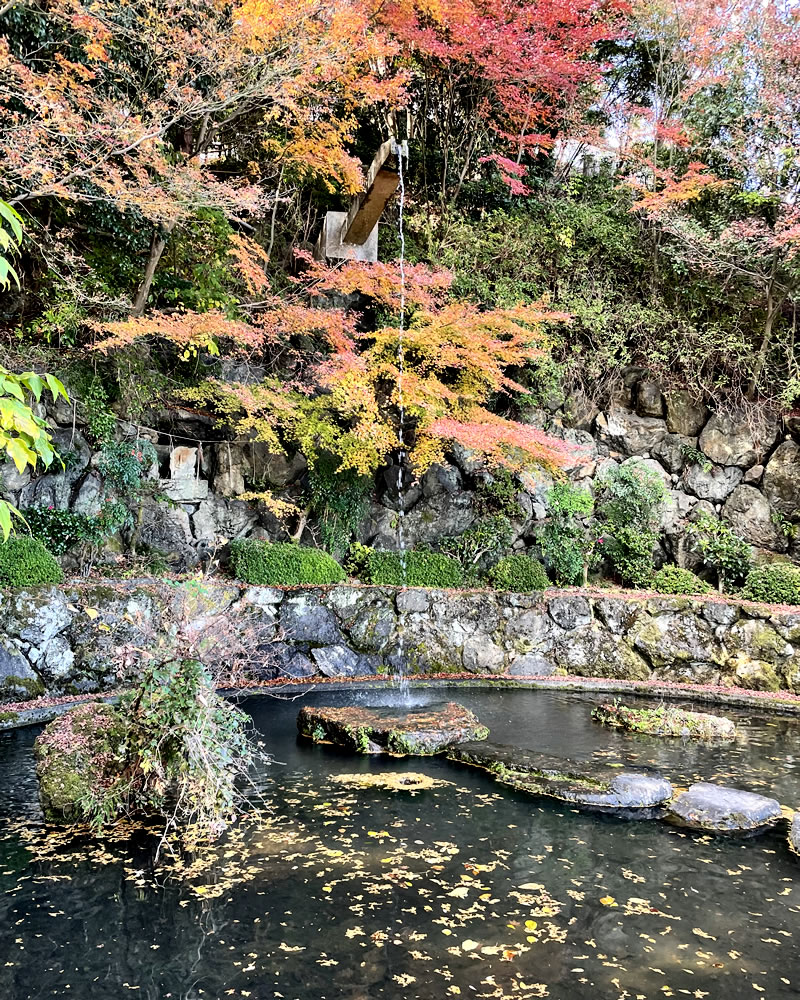 洛西善峰寺 青蓮の滝