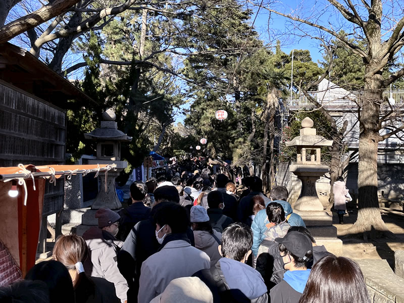 船橋大神宮参道の風景