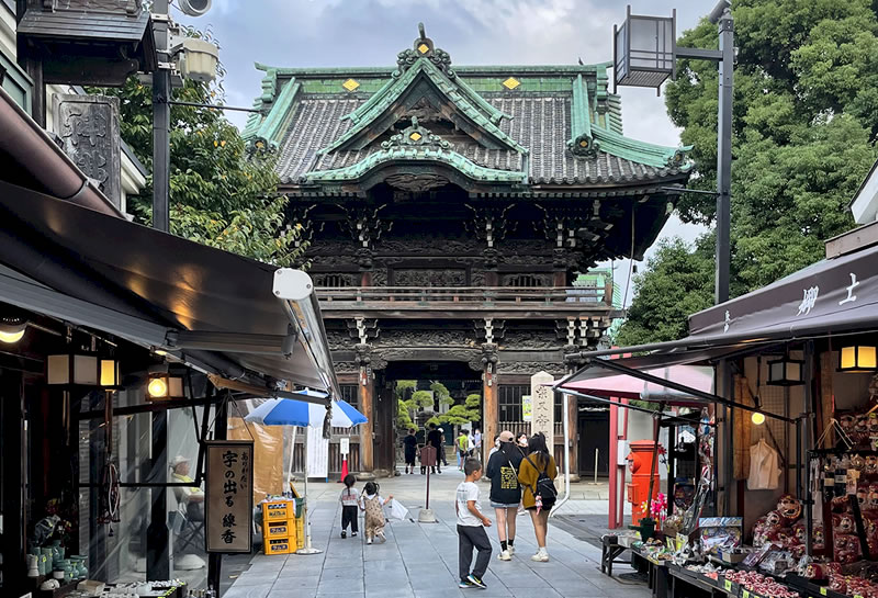 柴又帝釈天 二天門手前の風景