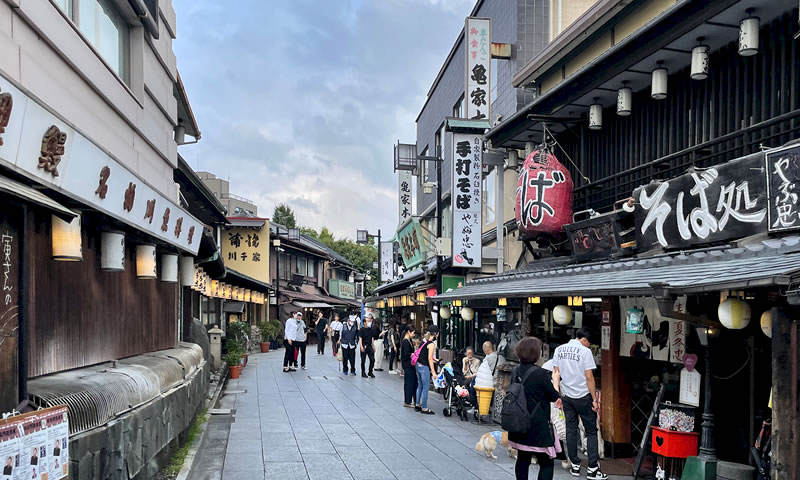 柴又帝釈天参道の風景(5)