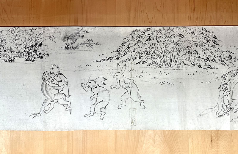 栂尾山 高山寺 鳥獣人物戯画絵巻のレプリカ(6)