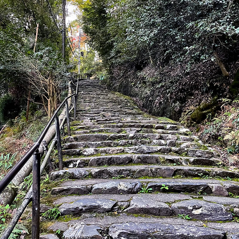 高雄山 神護寺の石段