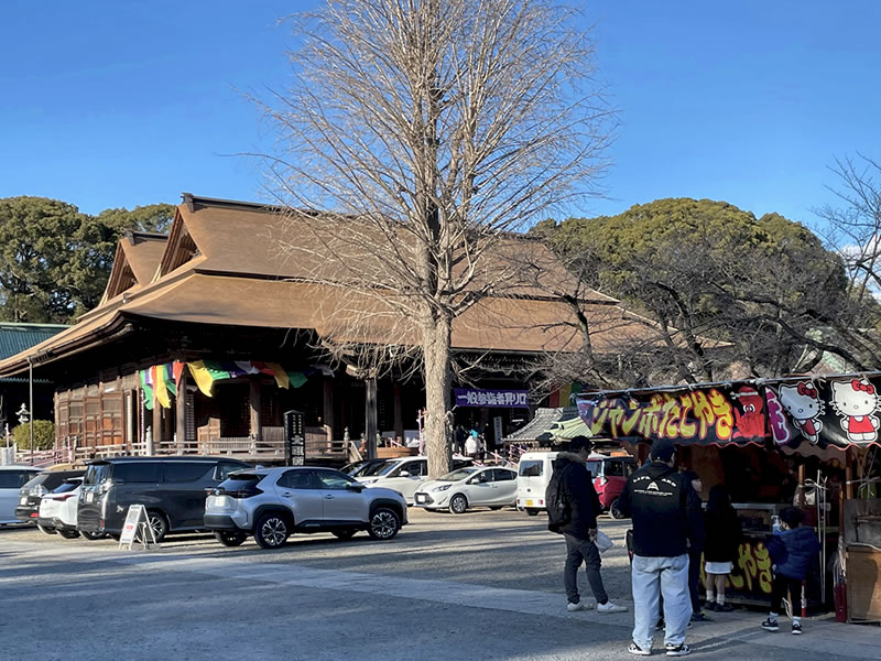 中山法華経寺境内の風景