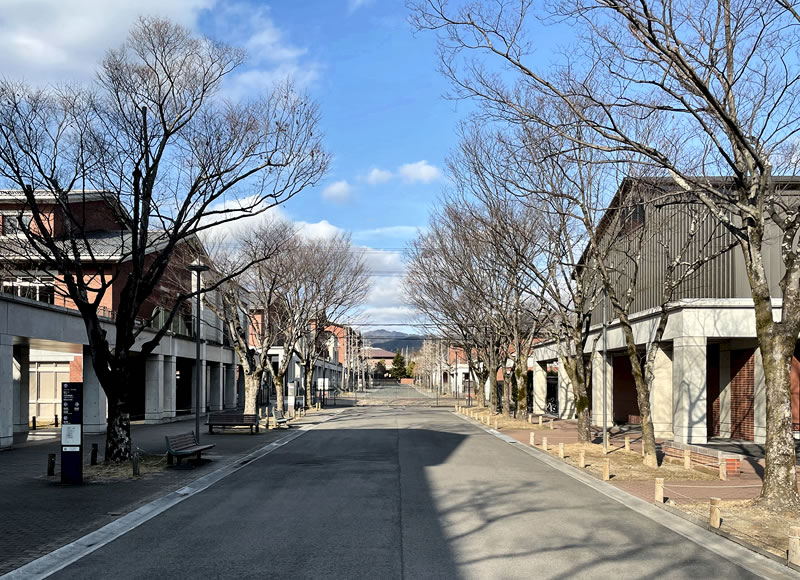 同志社高等学校・中学校のキャンパスの風景(2)