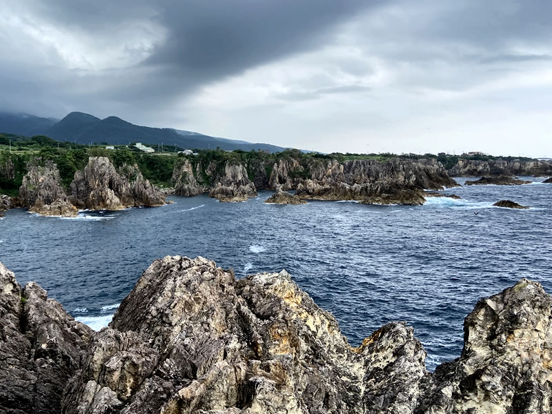 佐渡 尖閣湾 揚島遊園の風景(2)