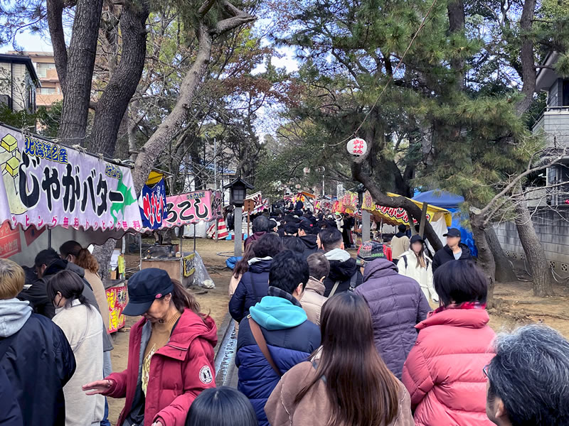 船橋大神宮参道の風景