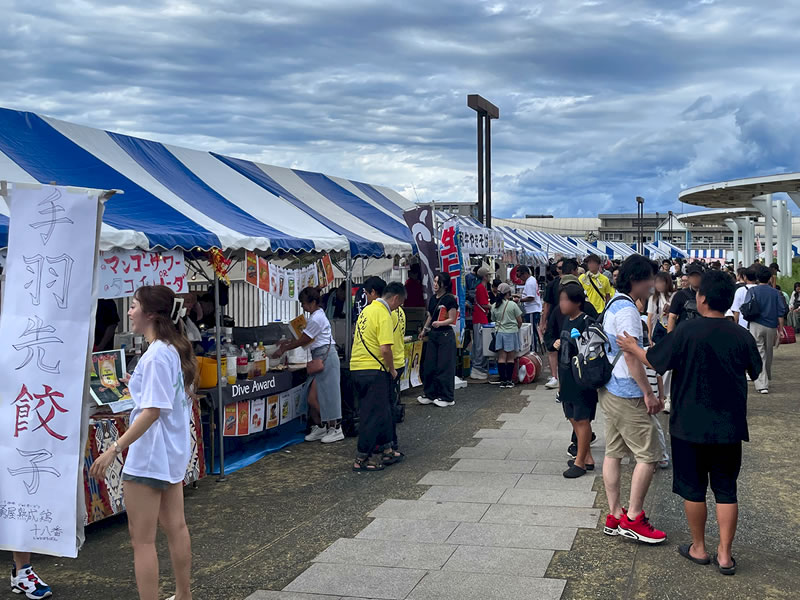 船橋港親水公園で開催されていたふなばしミートフェスタ&ボンバイエ