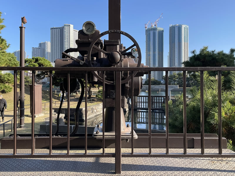 浜離宮恩賜庭園 横堀水門