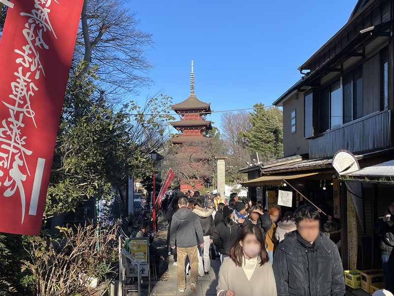 中山法華経寺 境内の風景