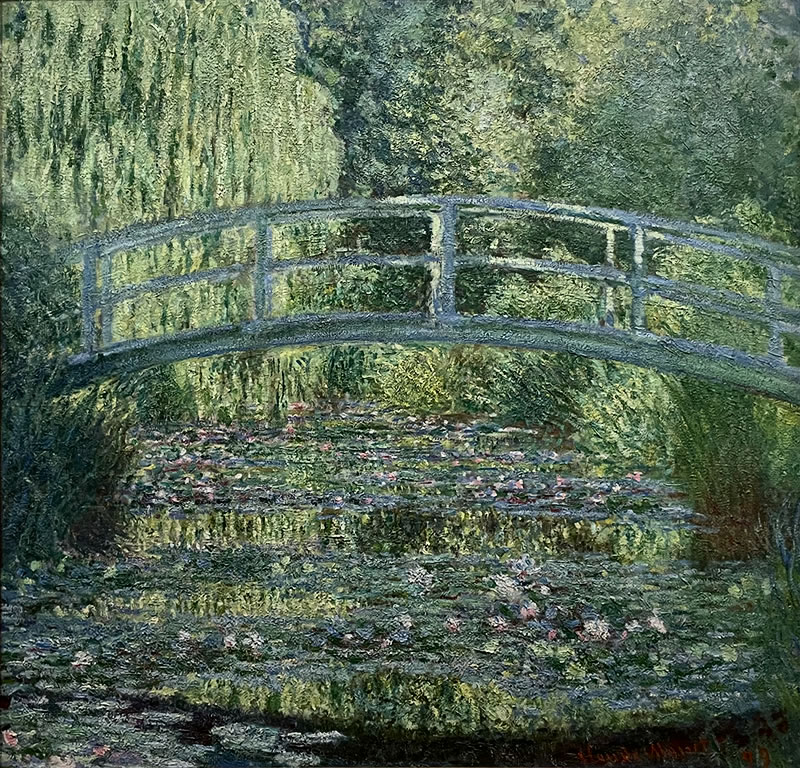 アーティゾン美術館「モネ没後100年 クロード・モネ 風景への問いかけ」展の展示作品 No.113：クロード・モネ 睡蓮の池、緑のハーモニー（1899）