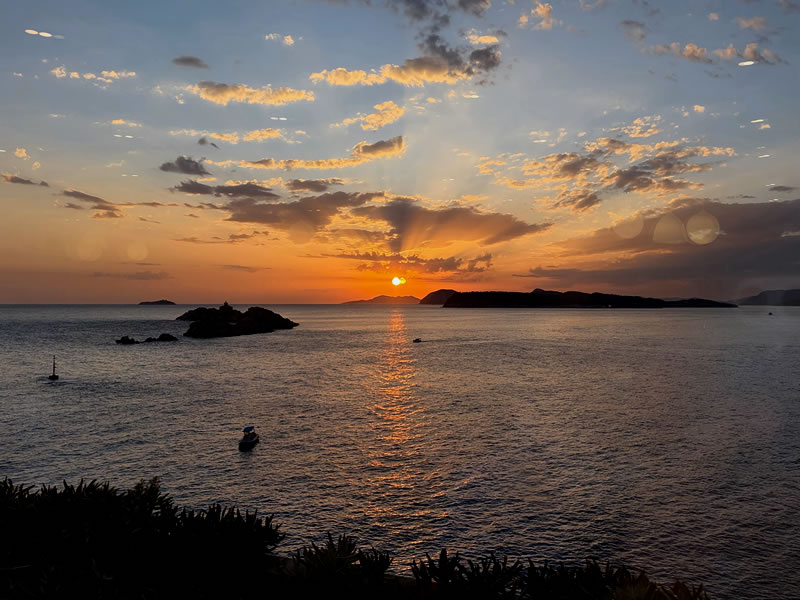 アドリア海に沈む夕陽